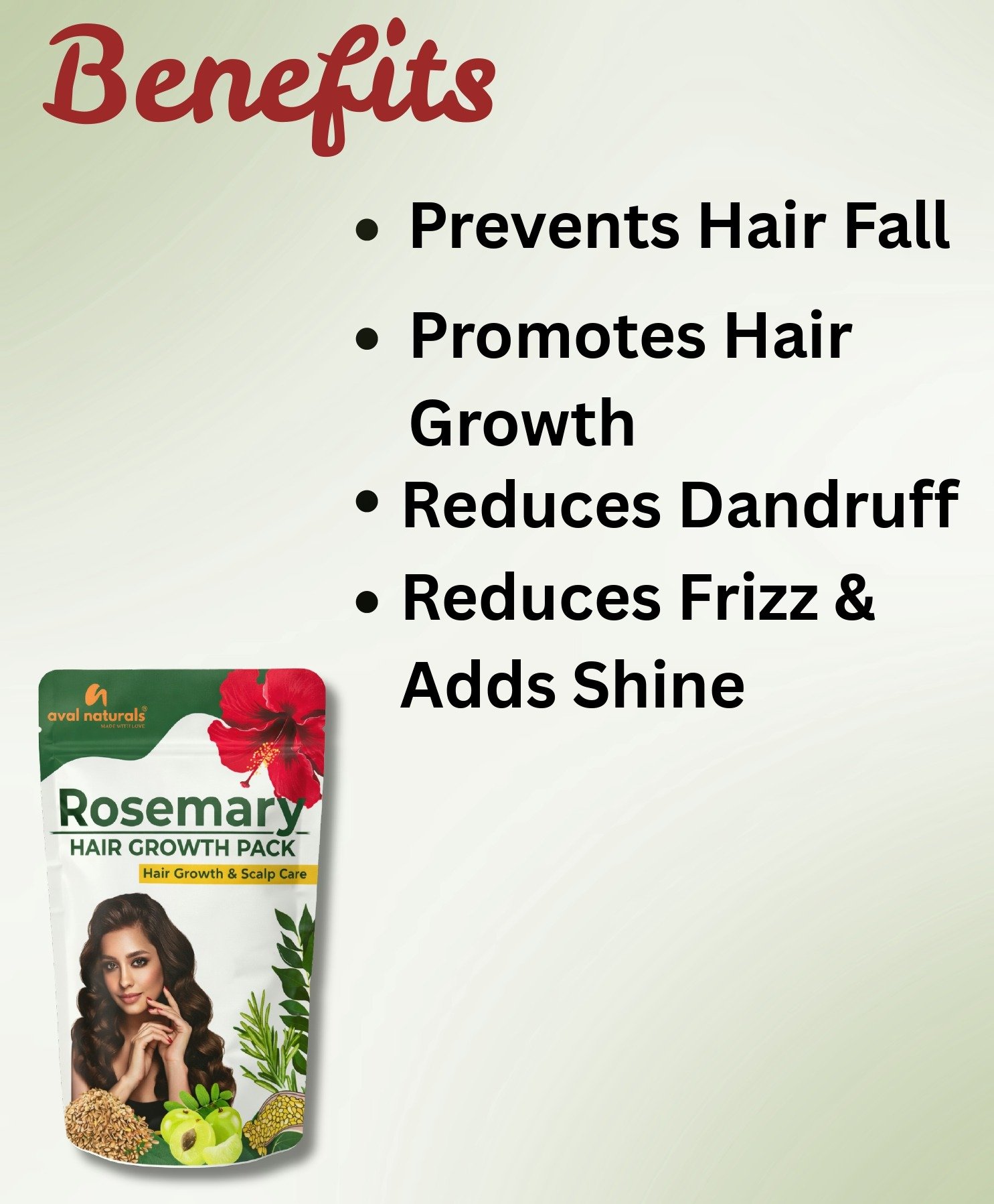 Rosemary Flaxseed Hair pack - Image 2