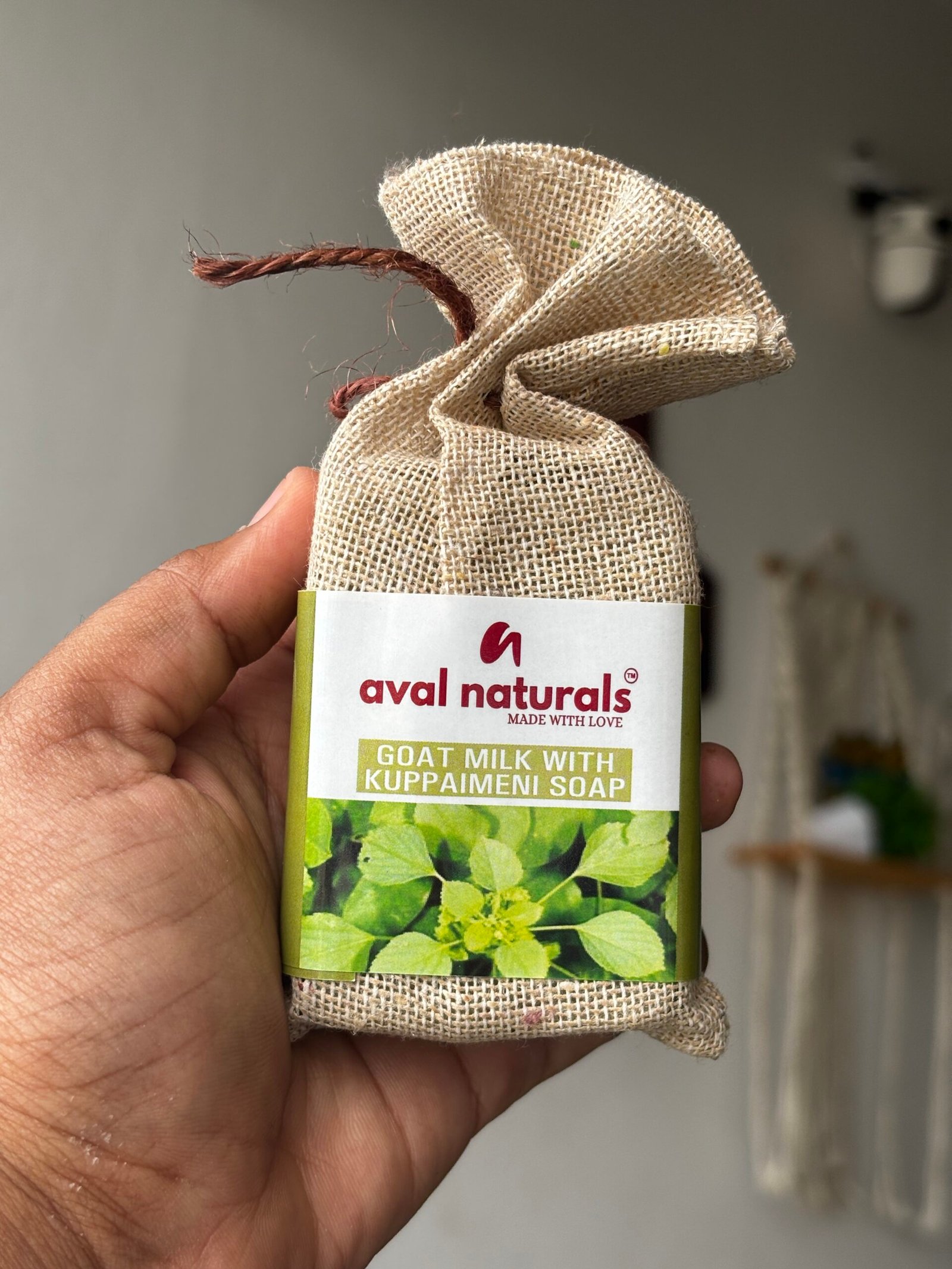 Goat milk with kuppaimeni Soap - Image 3