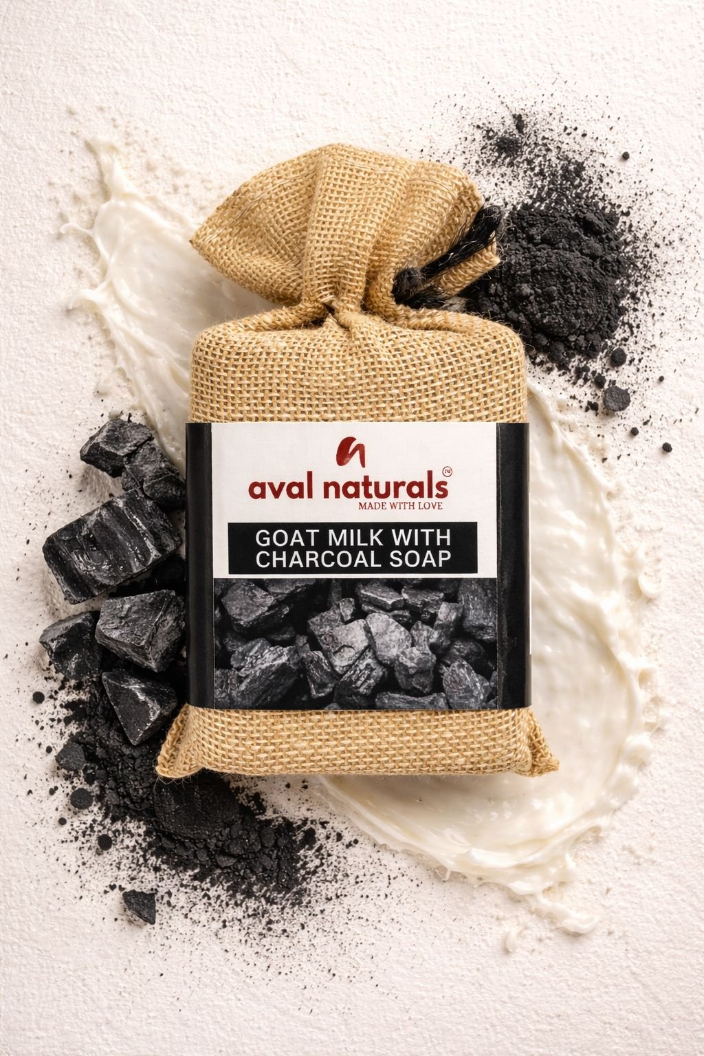 Goat Milk With Charcoal Soap