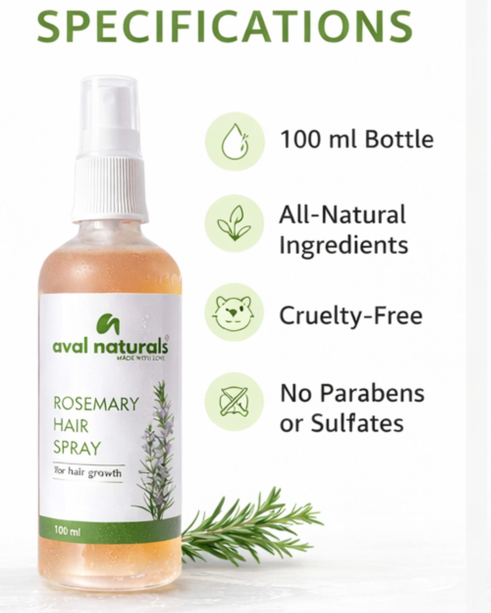 Rosemary Hair Spary - Image 3